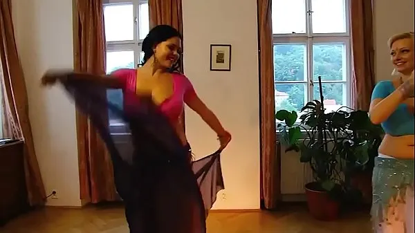 Hot Two busty belly dancers strip naked warm Movies