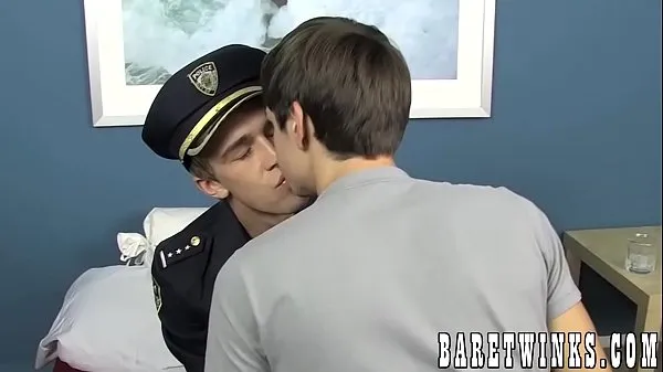 Hot Raw fuck session with twink police officer and his buddy warm Movies