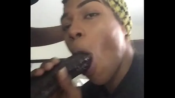 Hot I can swallow ANY SIZE ..challenge me!” - LibraLuve Swallowing 12" of Big Black Dick warm Movies