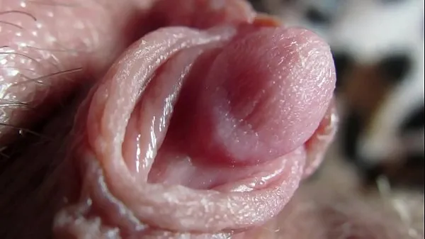 Hot Extreme close up on my huge clit head pulsating warm Movies