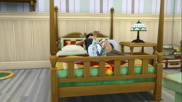 Heiße Japanischer Sohn fickt schlafende japanische Mutter nach dem Teilen des gleichen Betteswarme Filme