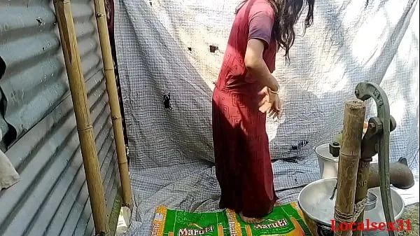 Hot Desi Wife Bathroom sex In Outdoor (Official video By Localsex31 warm Movies
