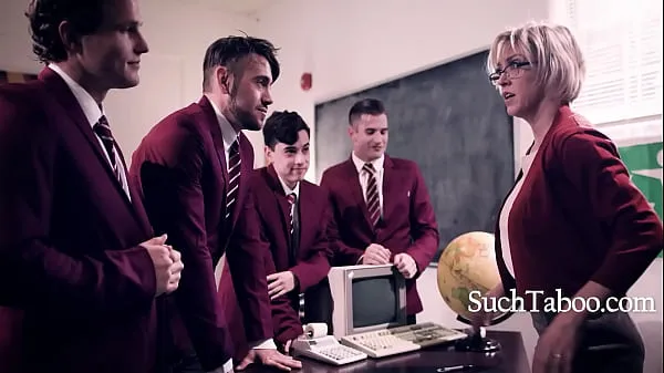 Hot Group Of Boys Destroy Their Teacher - Dee Williams warm Movies