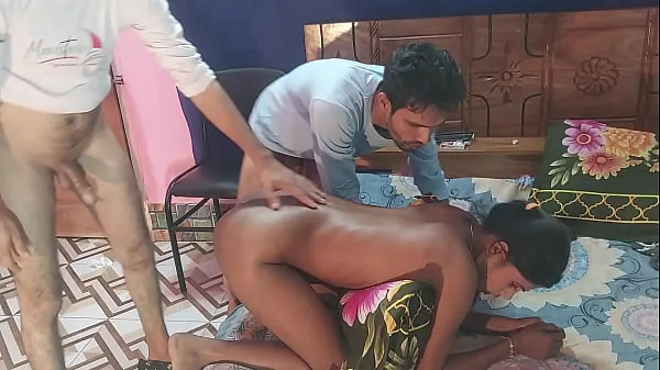 Hot First time sex desi girlfriend Threesome Bengali Fucks Two Guys and one girl , Hanif pk and Sumona and Manik warm Movies