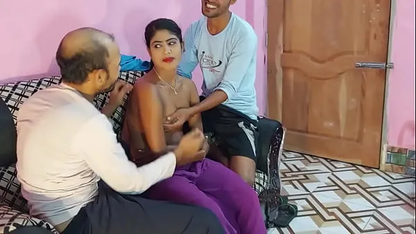 أفلام ساخنة Amateur threesome Beautiful horny babe with two hot gets fucked by two men in a room bengali sex ,,,, Hanif and Mst sumona and Manik Mia دافئة